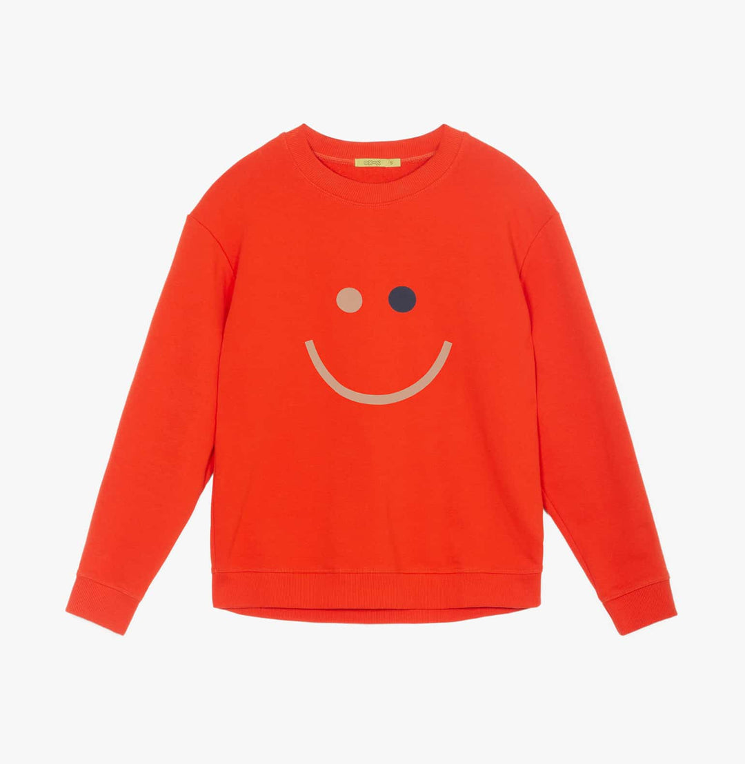 Woman bold sweatshirt Smile