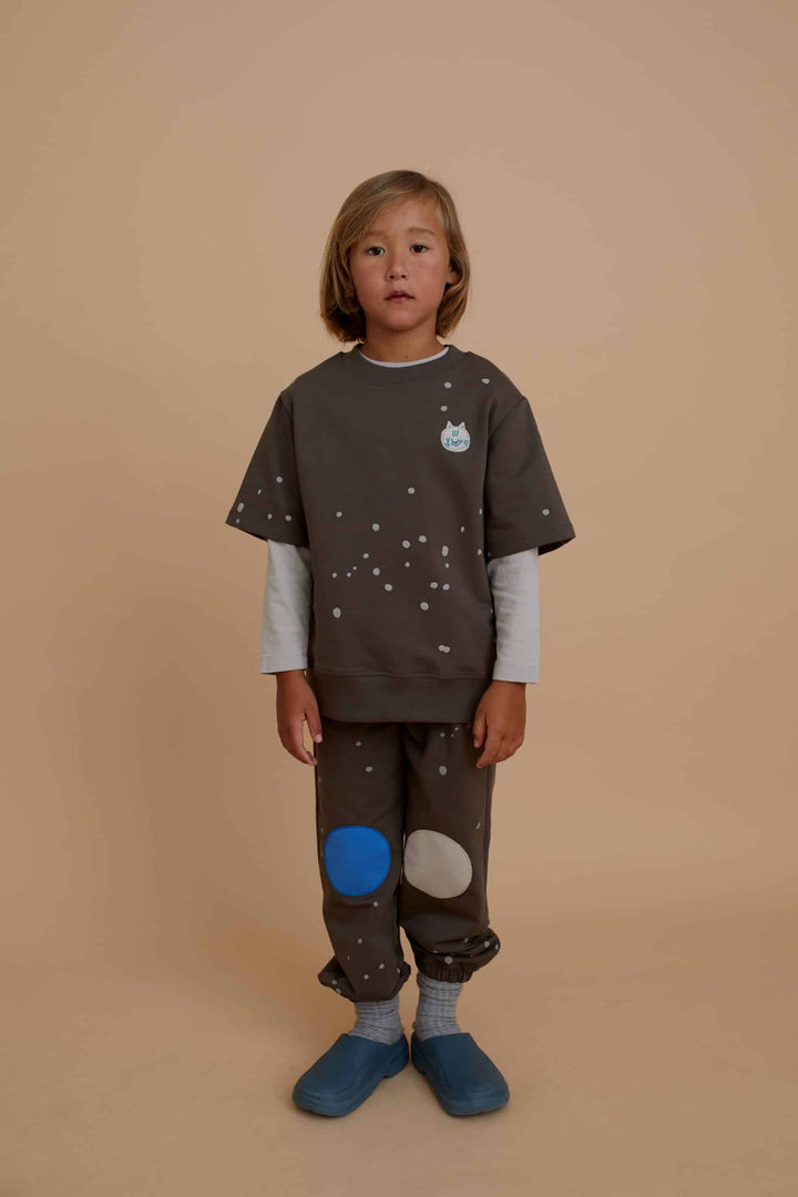 Dots Short-Sleeve Sweatshirt