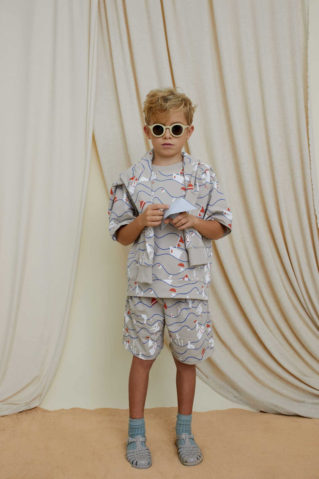 Summer Sea Oversized Shorts