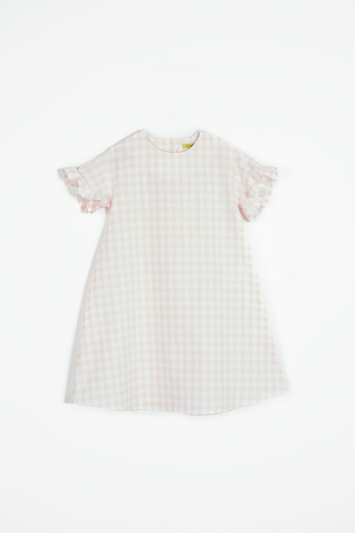 Checkered Cotton Dress