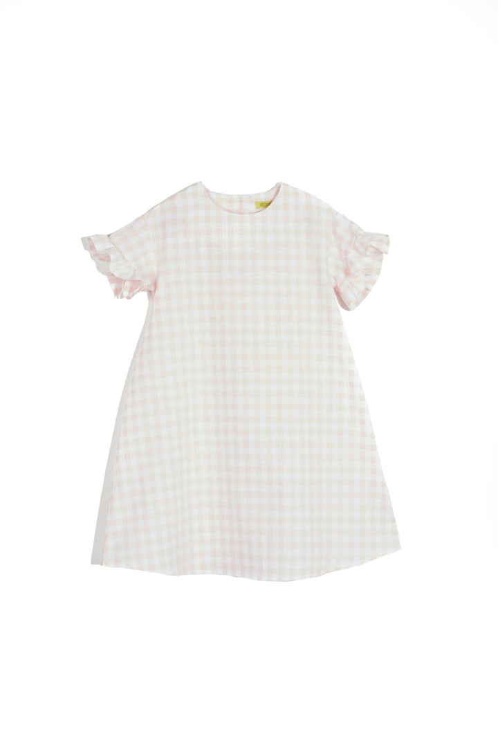 Checkered Cotton Dress