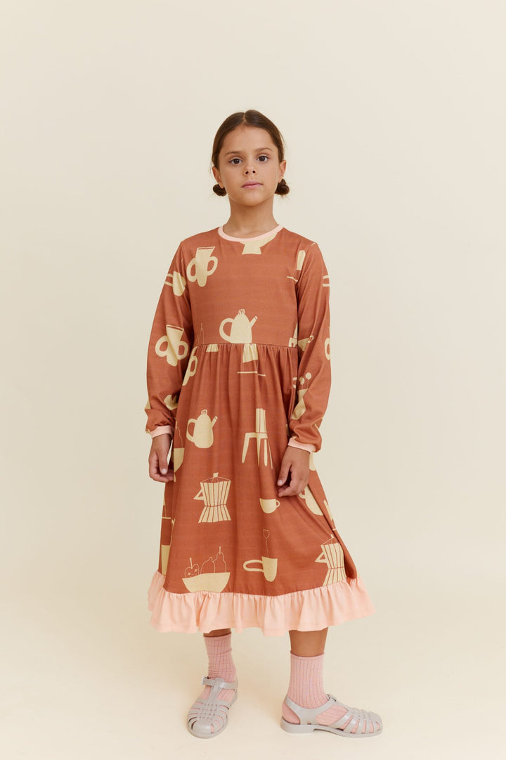 Maxi Flea Market Print Dress