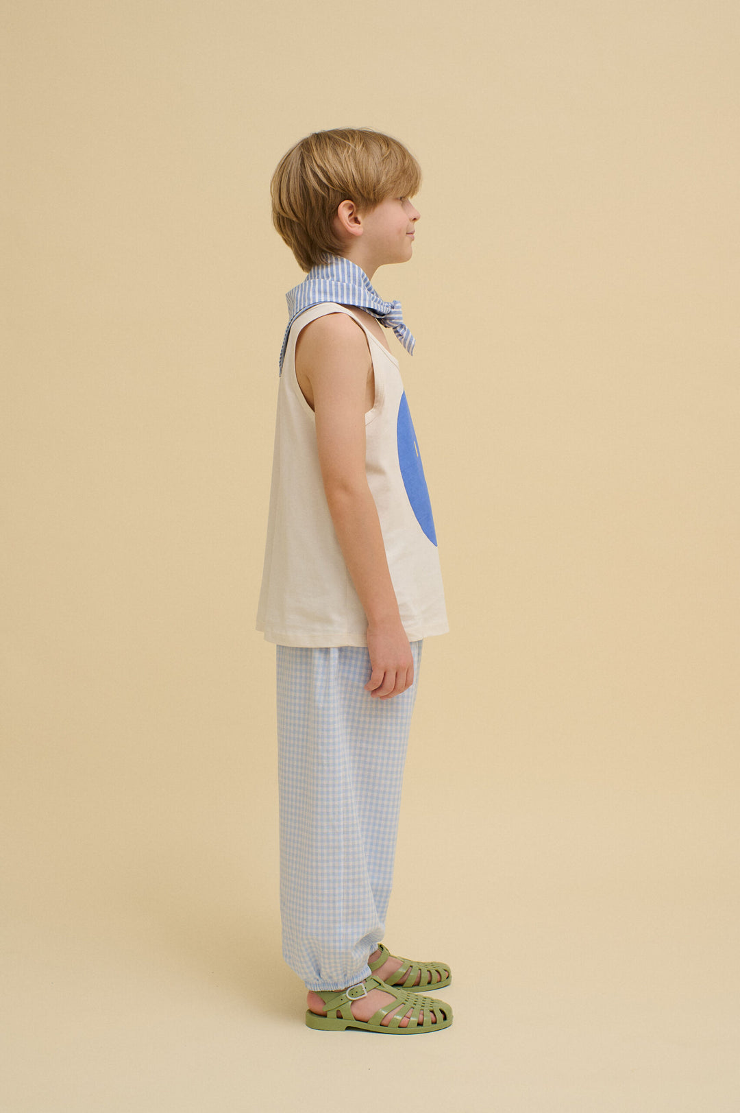 Checkered Balloon Pants