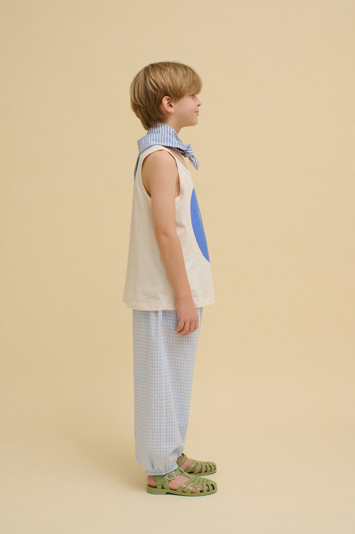 Checkered Balloon Pants