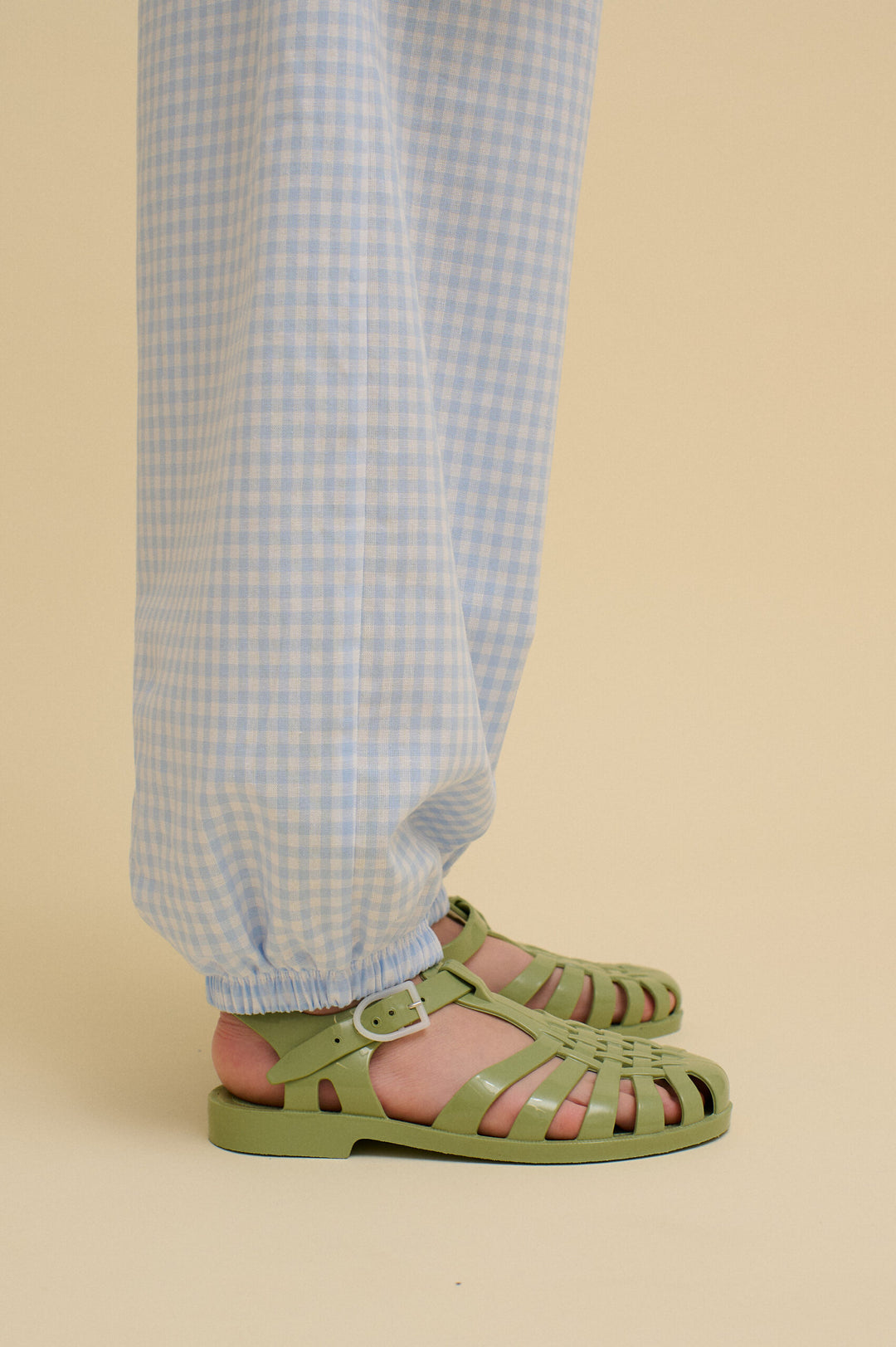 Checkered Balloon Pants