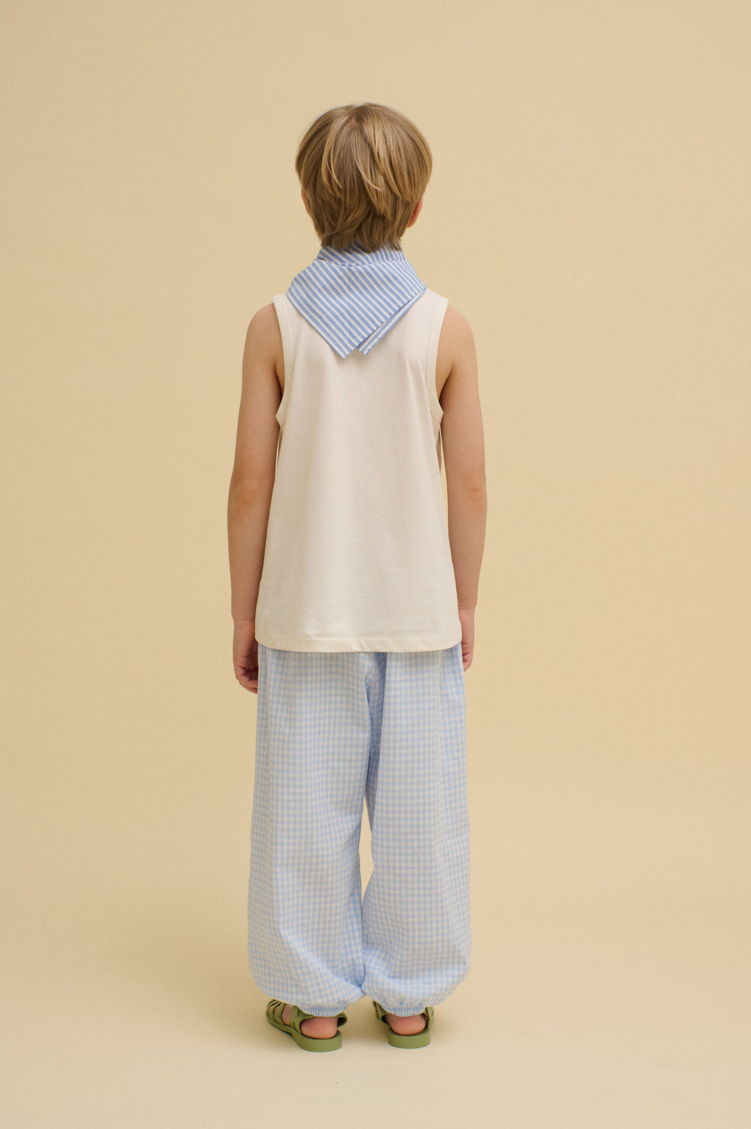 Checkered Balloon Pants