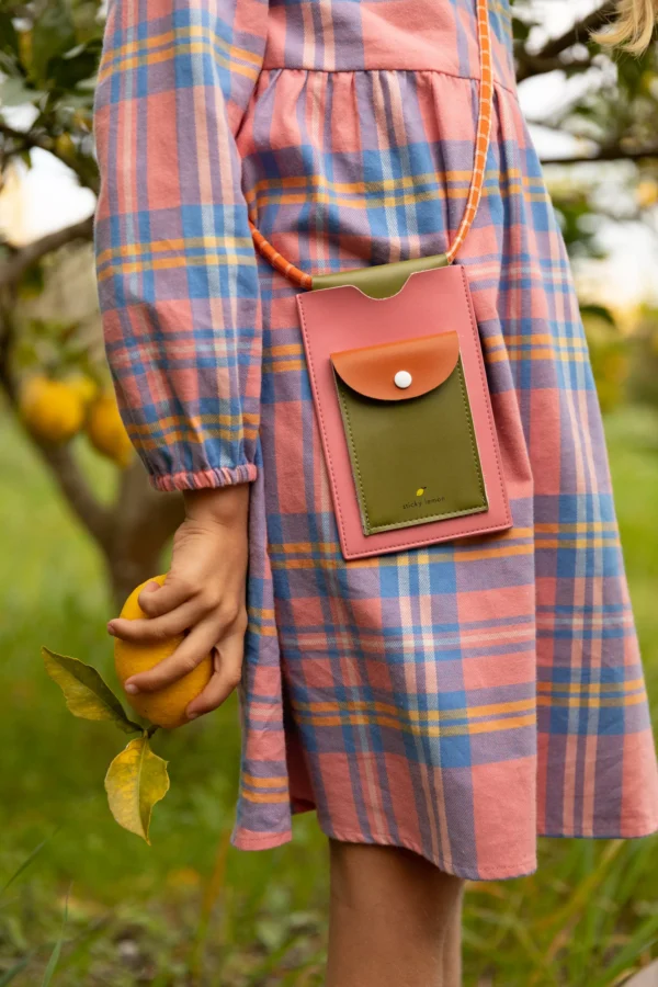 1802089 - Sticky Lemon - phone pouch - flower pink - style shot 02