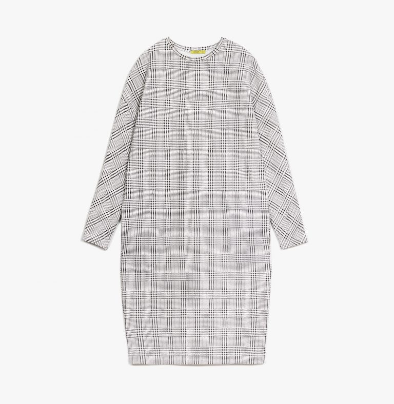 WOMAN CHECKERED PATTERN DRESS