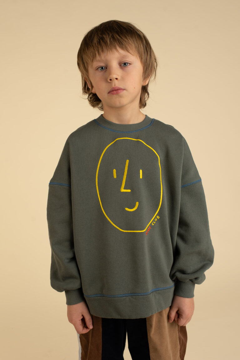Sweatshirt with Potato Embroidery