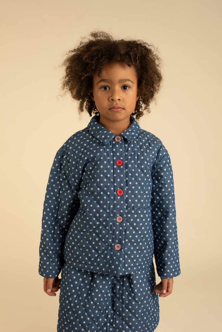 Quilted Denim Jacket