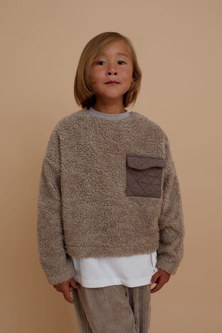 Cotton Fur Sweatshirt