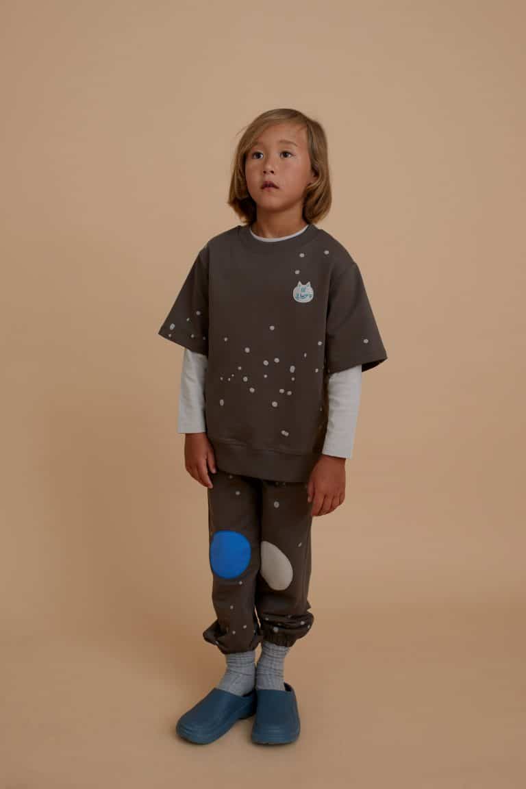 Dots Short-Sleeve Sweatshirt