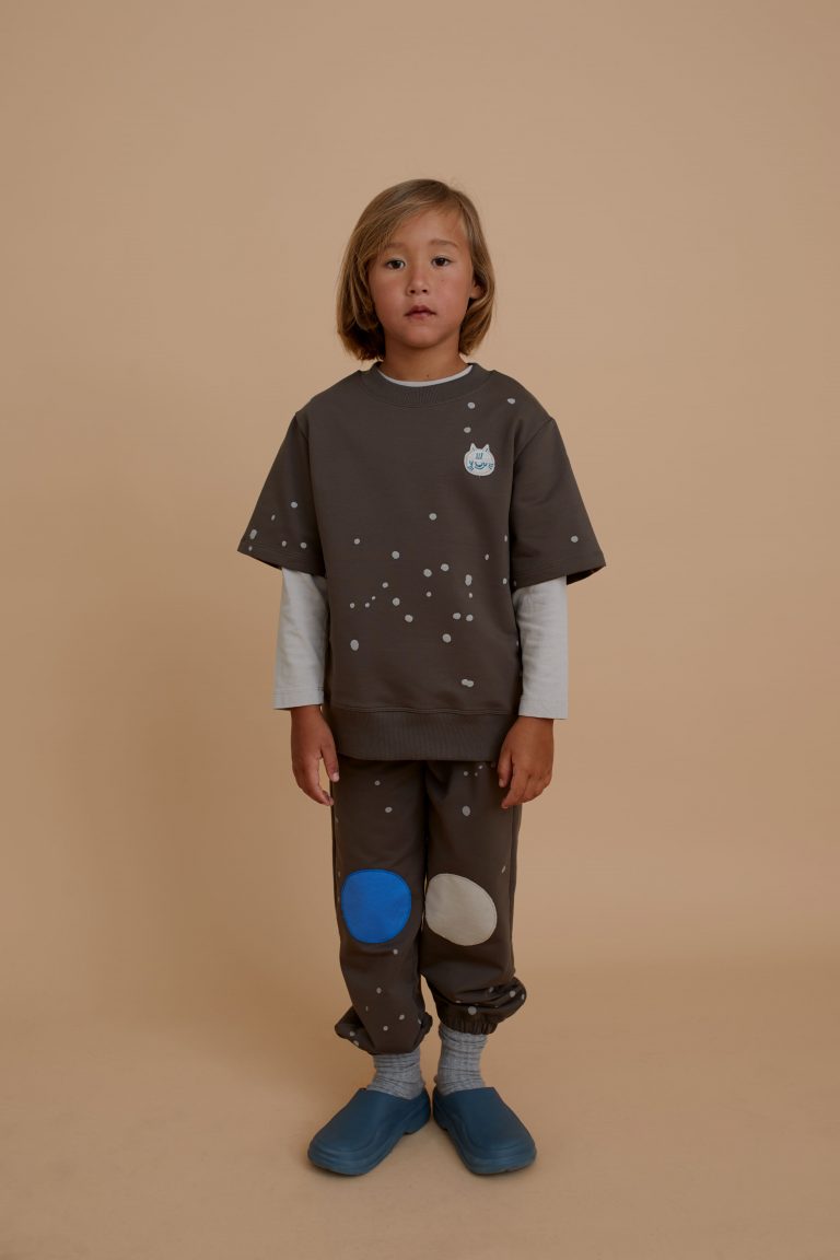 Dots Sweatpants with patches