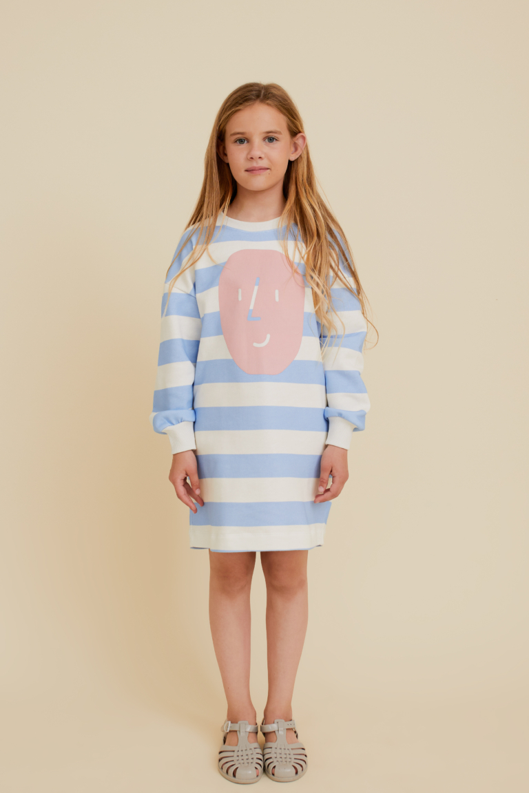 Potato Striped Sweatdress