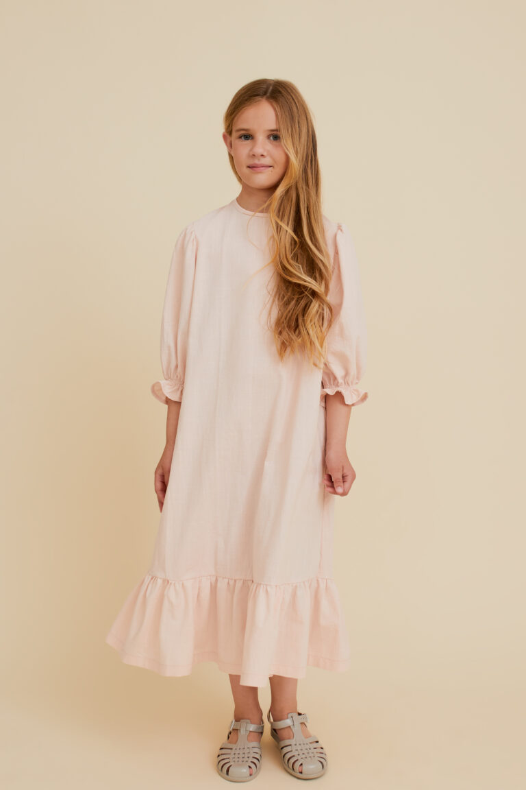 Washed Cotton Maxi Dress