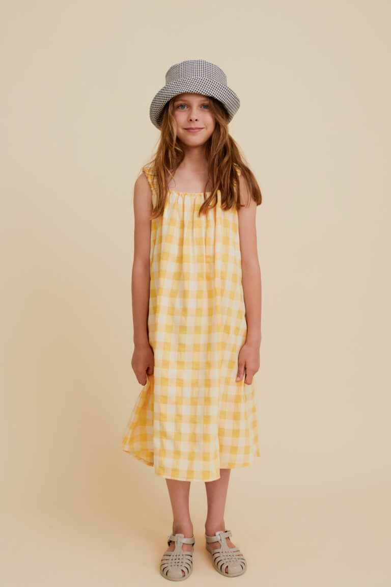 Maxi Check Dress