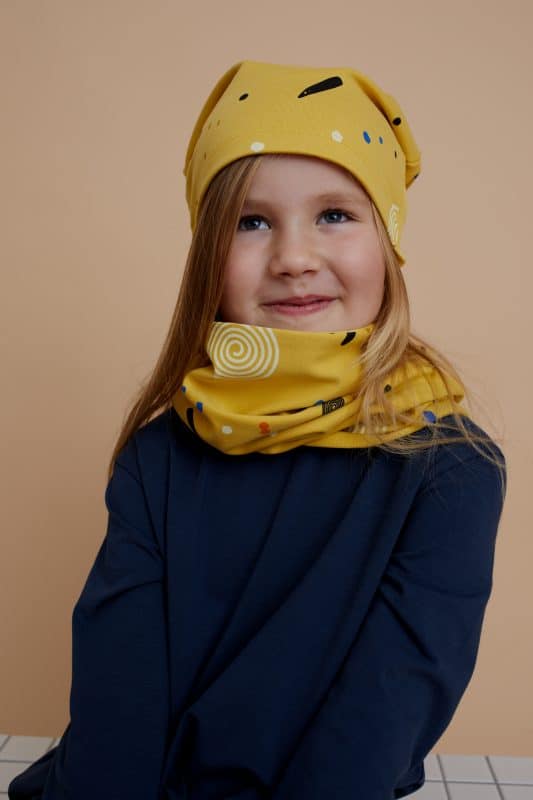 Yellow Playful Scarf