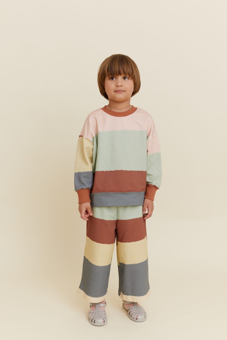 Wide Stripes Wide-Leg Trousers