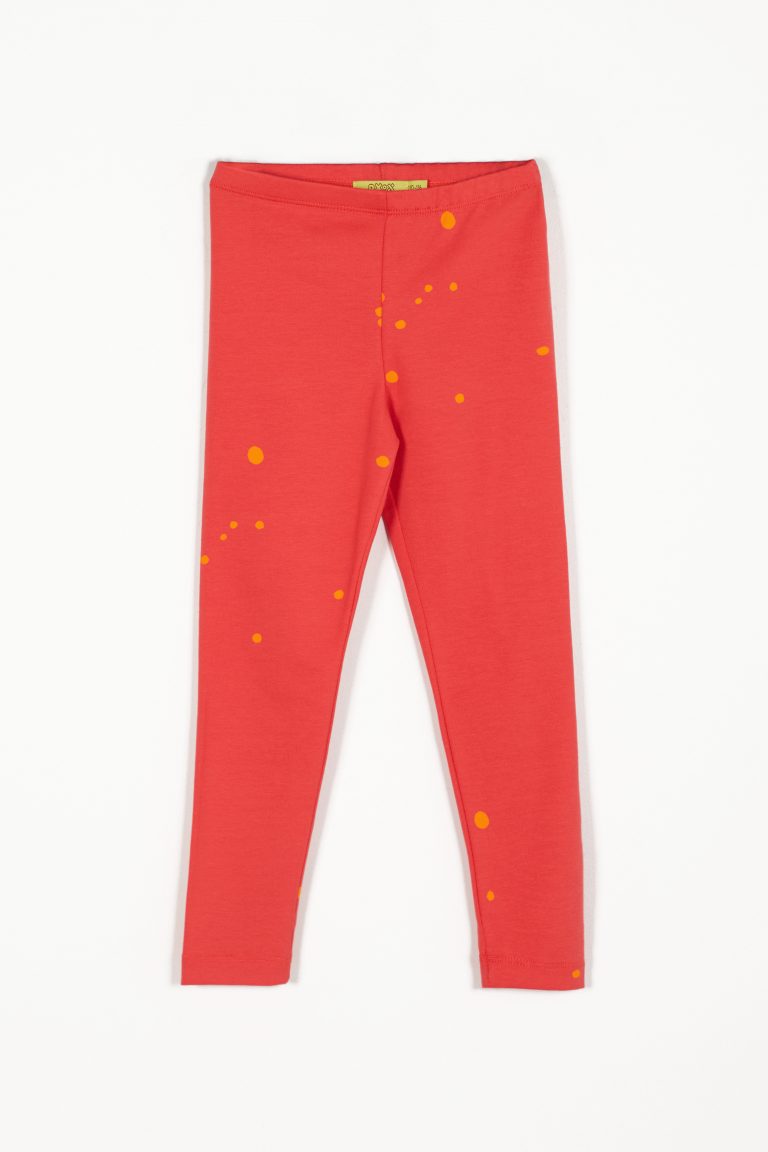 Orange Dot Leggings