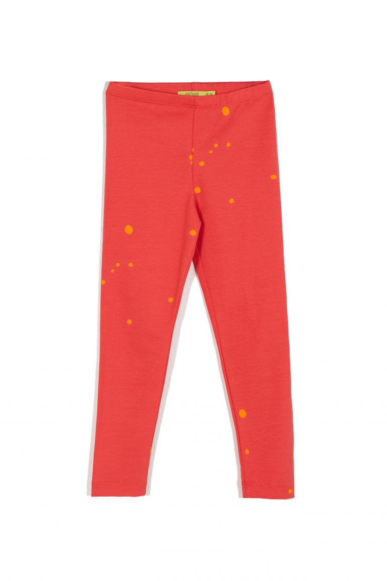 Orange Dot Leggings