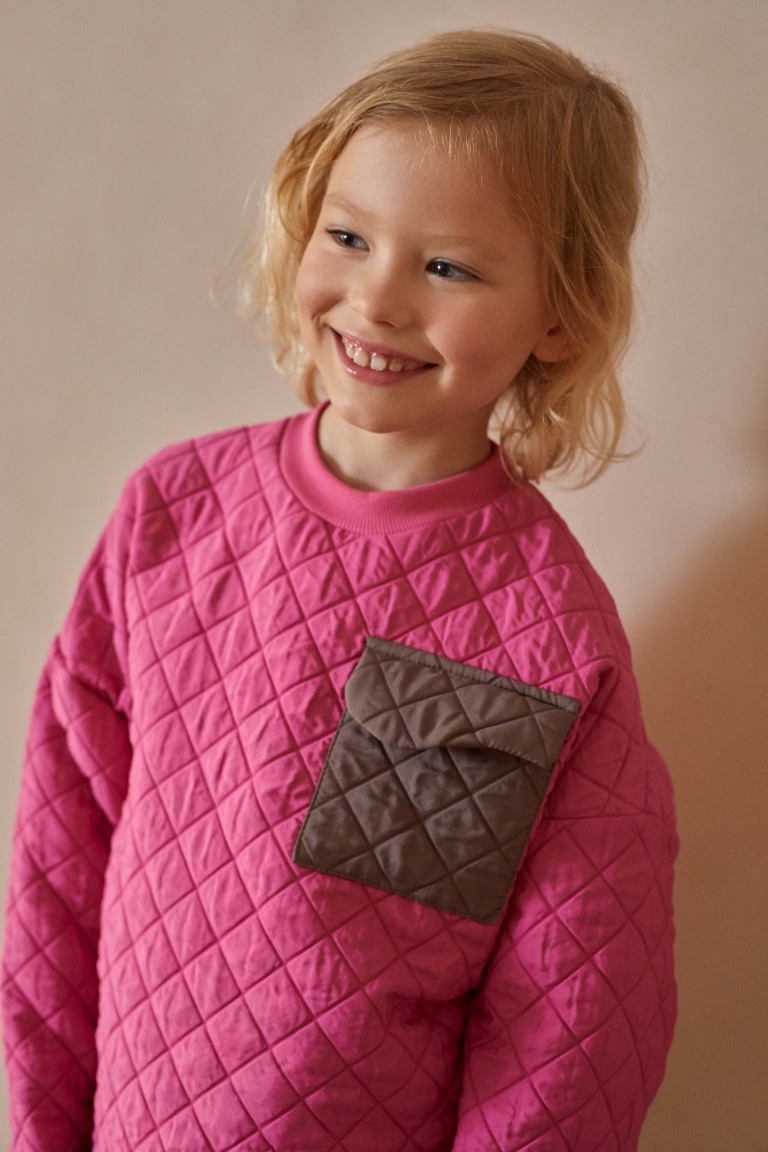 Quilted Sweatshirt