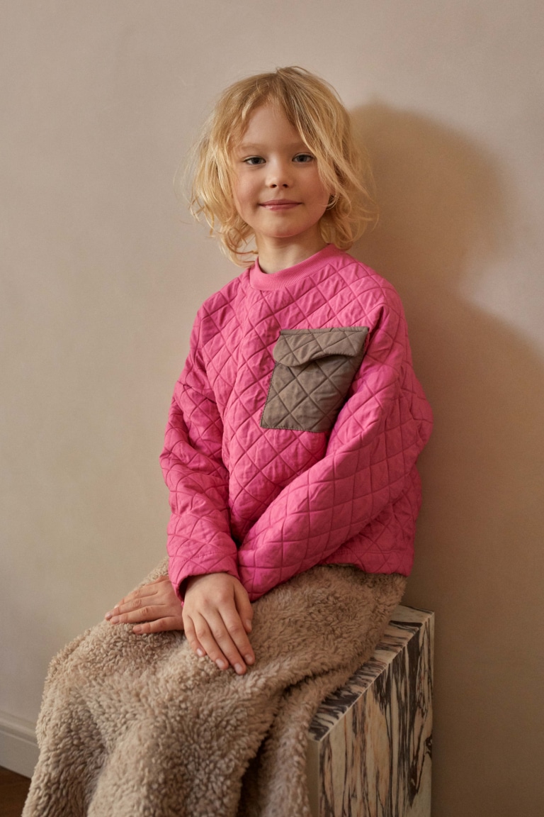 Quilted Sweatshirt