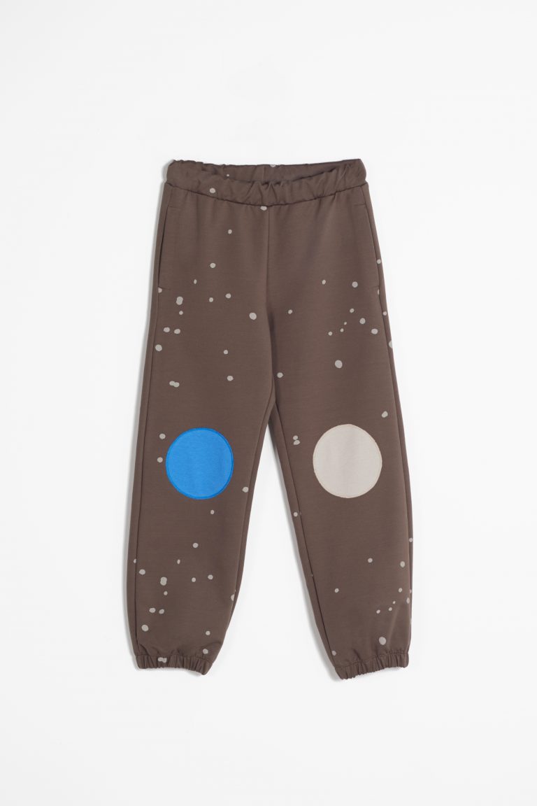 Dots Sweatpants with patches