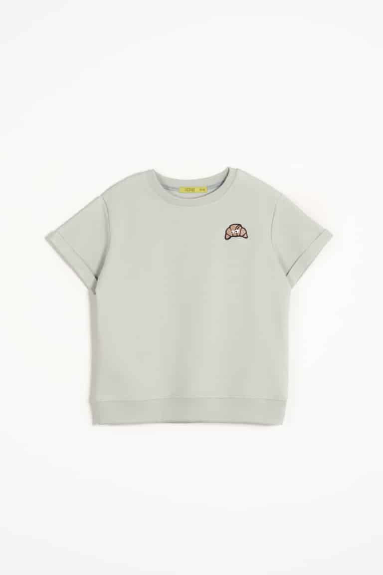 Croissant Short-Sleeve Sweatshirt