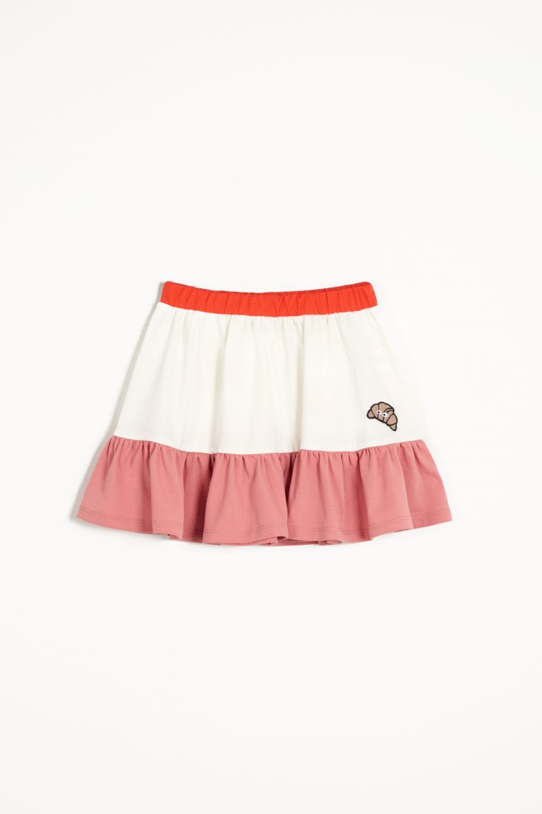 Croissant Two-Color Skirt