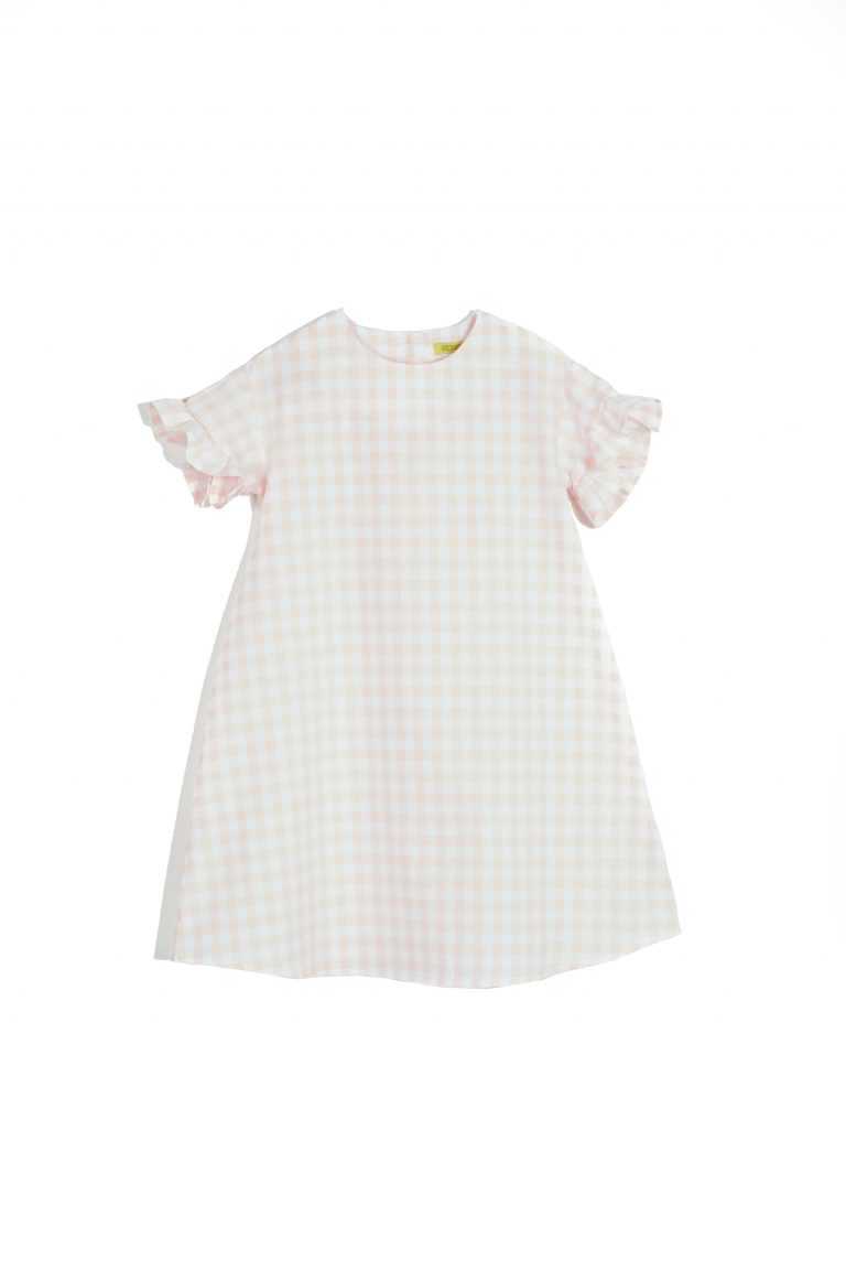 Checkered Cotton Dress