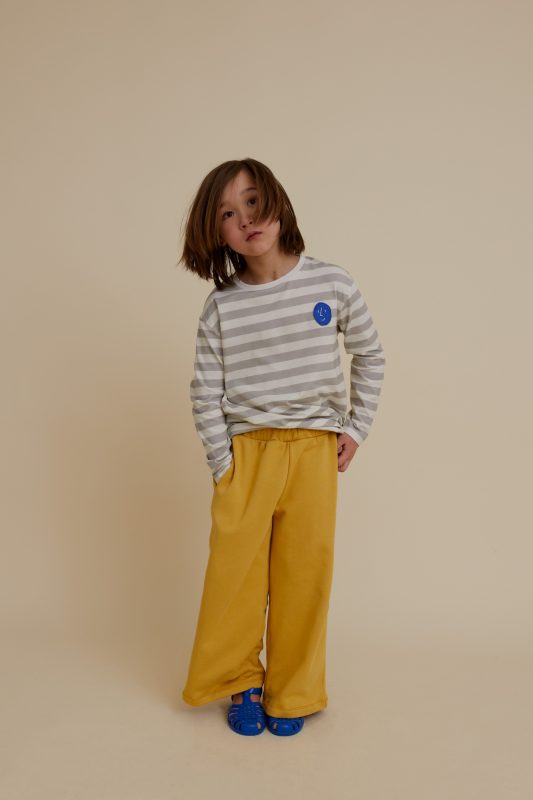 Yellow Wide-Leg Trousers