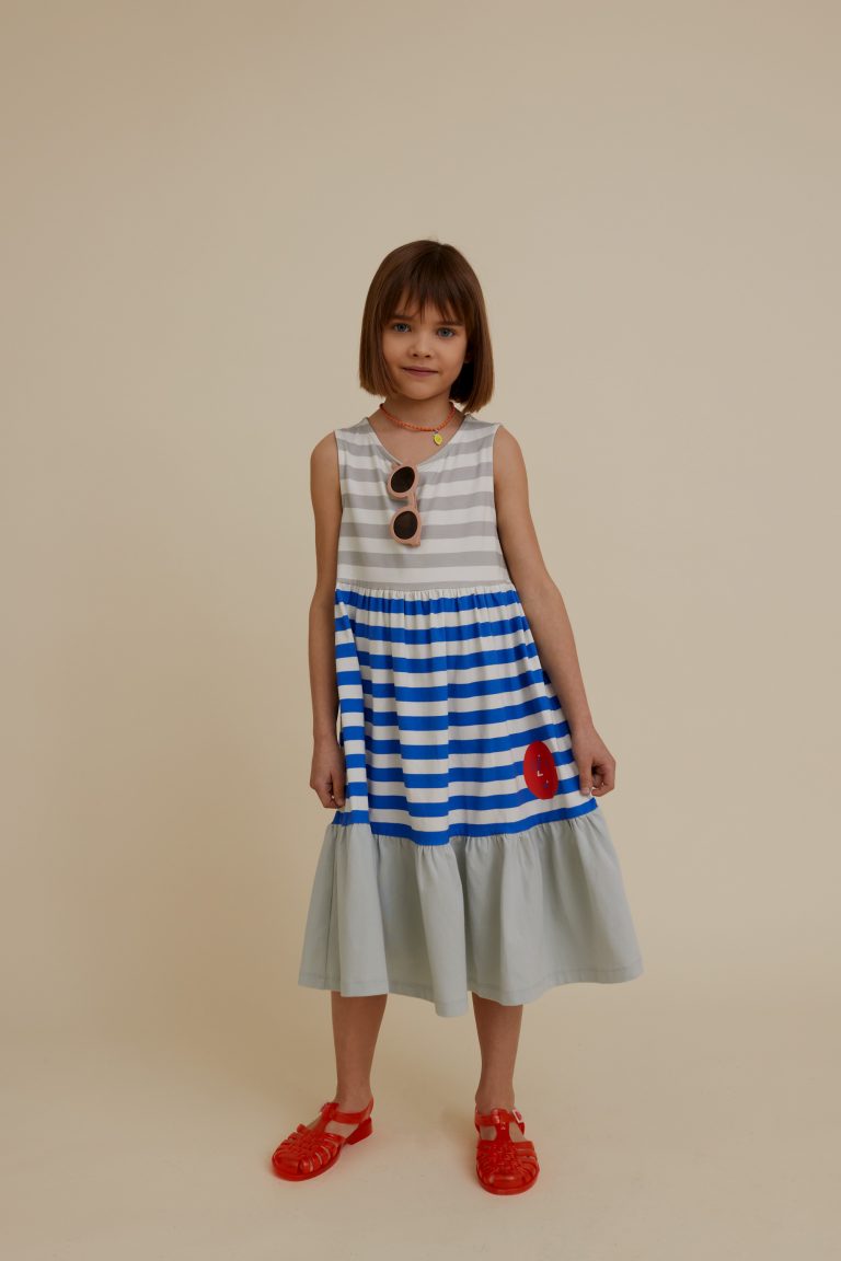 Two Stripes Sleeveless Dress