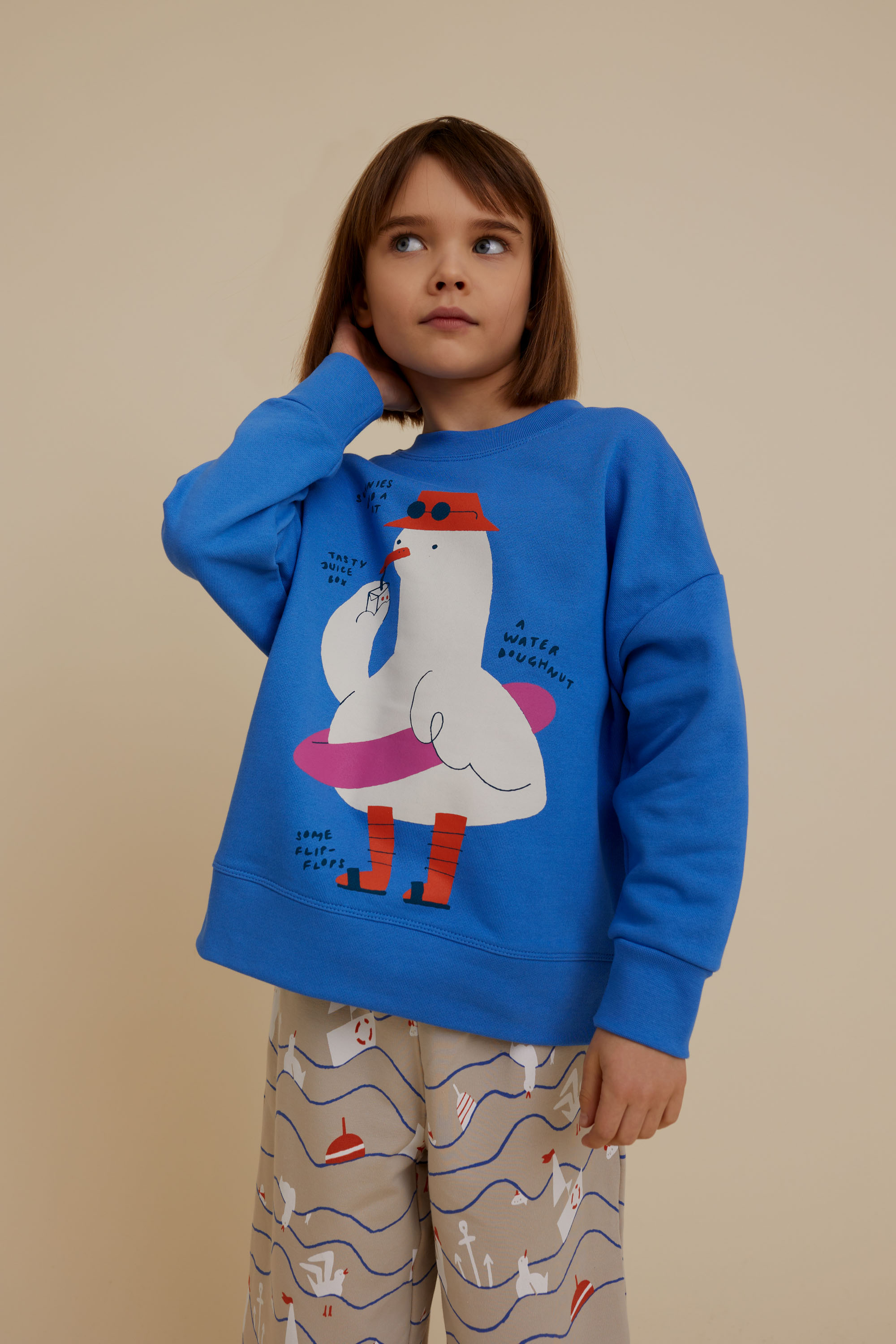 Blue Seabird Sweatshirt