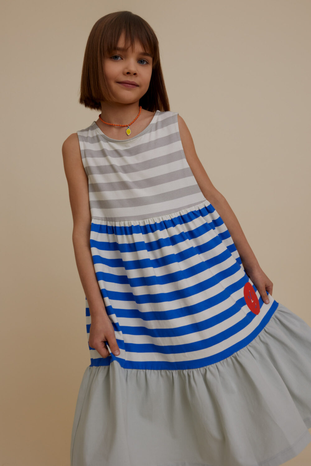 Two Stripes Sleeveless Dress
