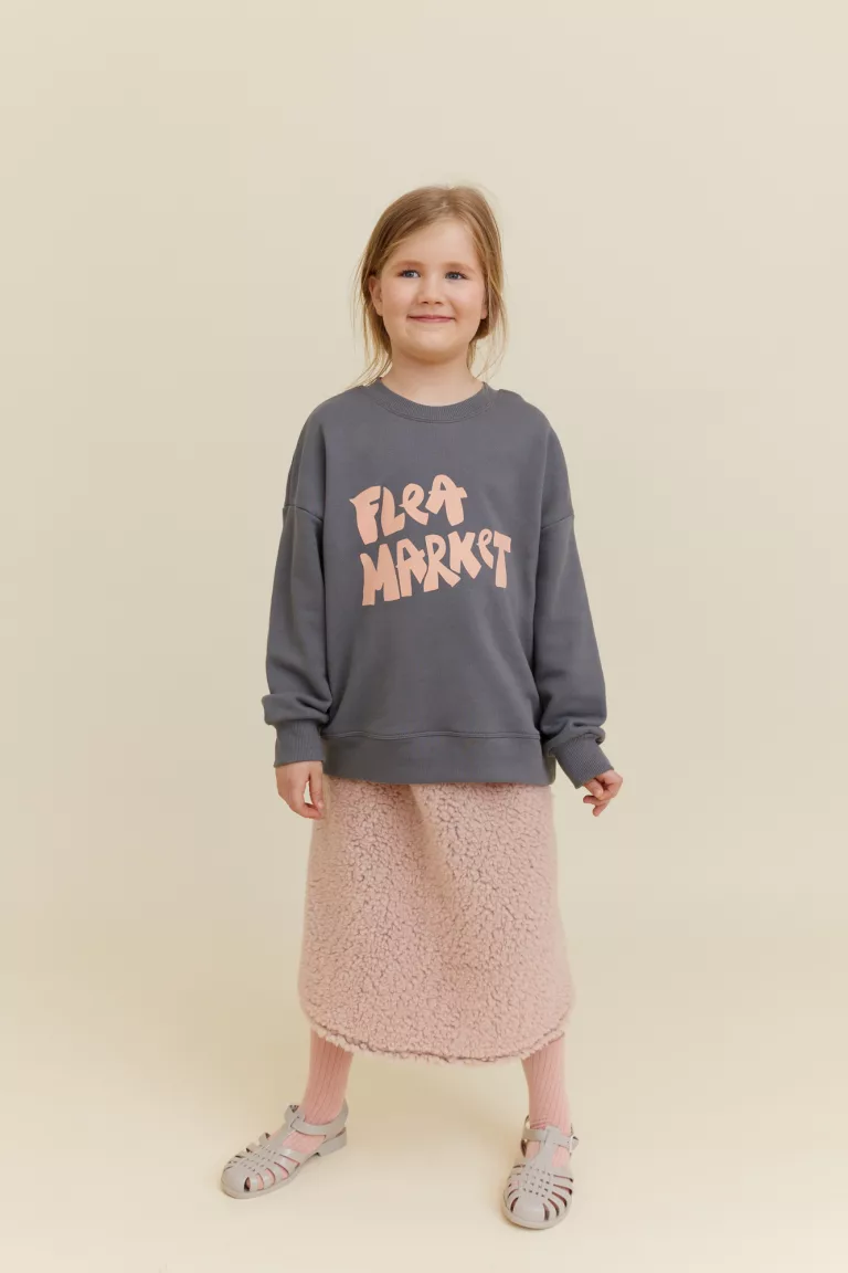 Faux Fur Skirt Rose