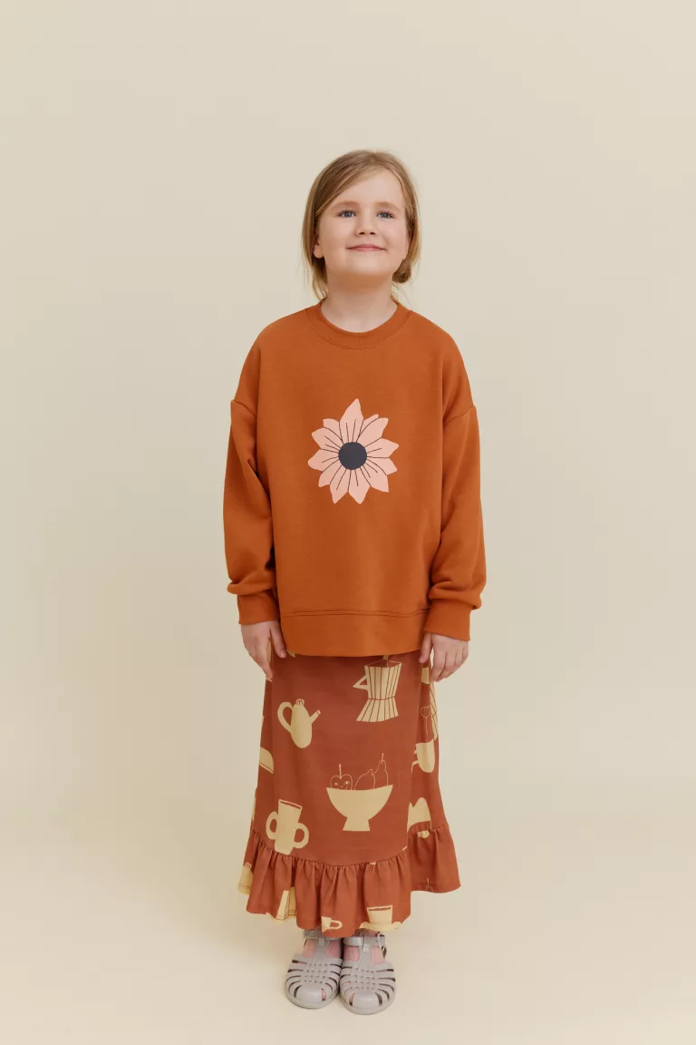 Sunflower Sweatshirt Turmeric