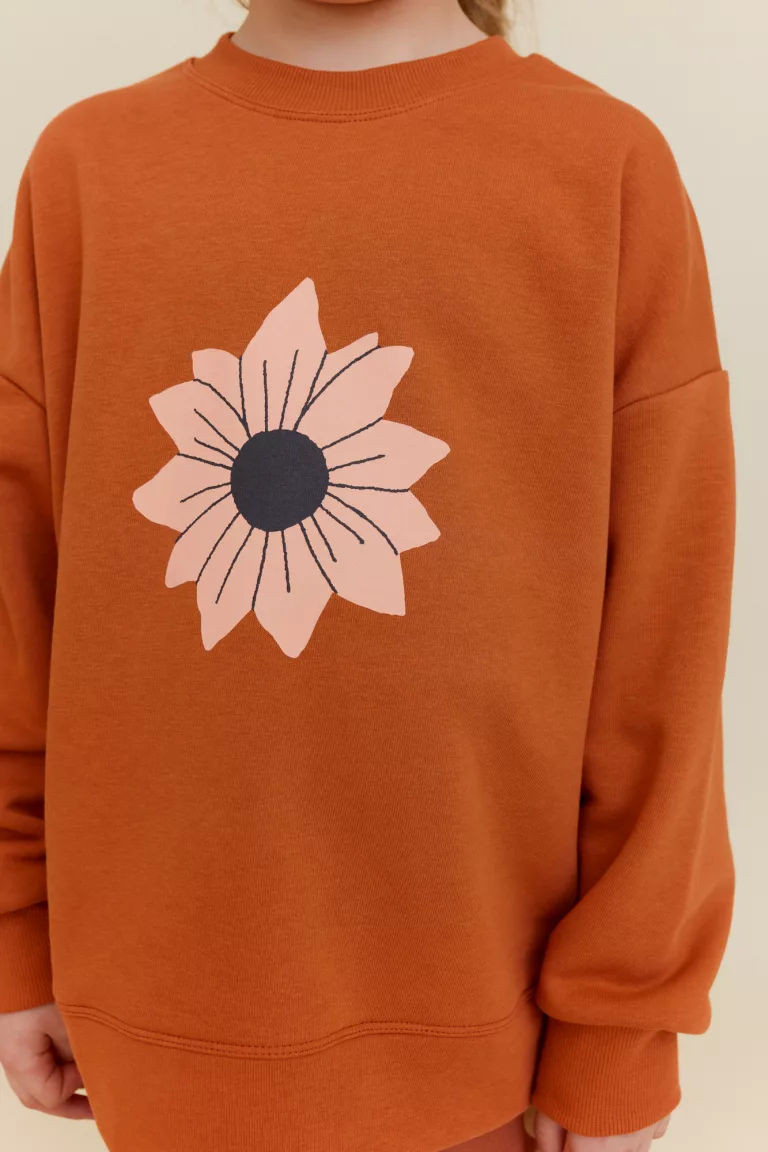 Sunflower Sweatshirt Turmeric