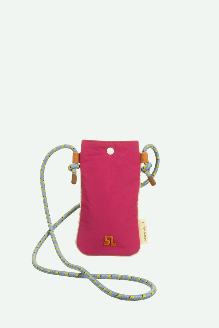 Sticky Lemon Phone Pouch (Reversible)