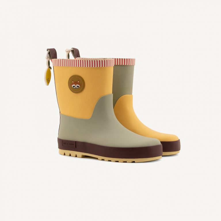 Sticky Lemon Rain Boots