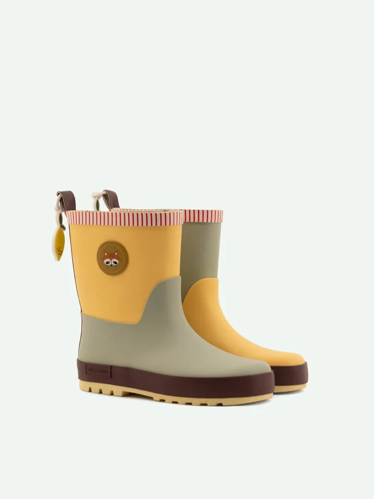 Sticky Lemon Rain Boots