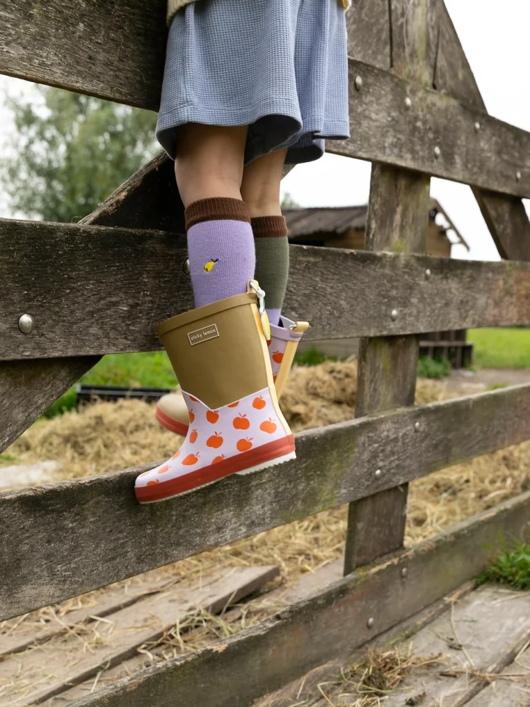 Sticky Lemon Rain Boots