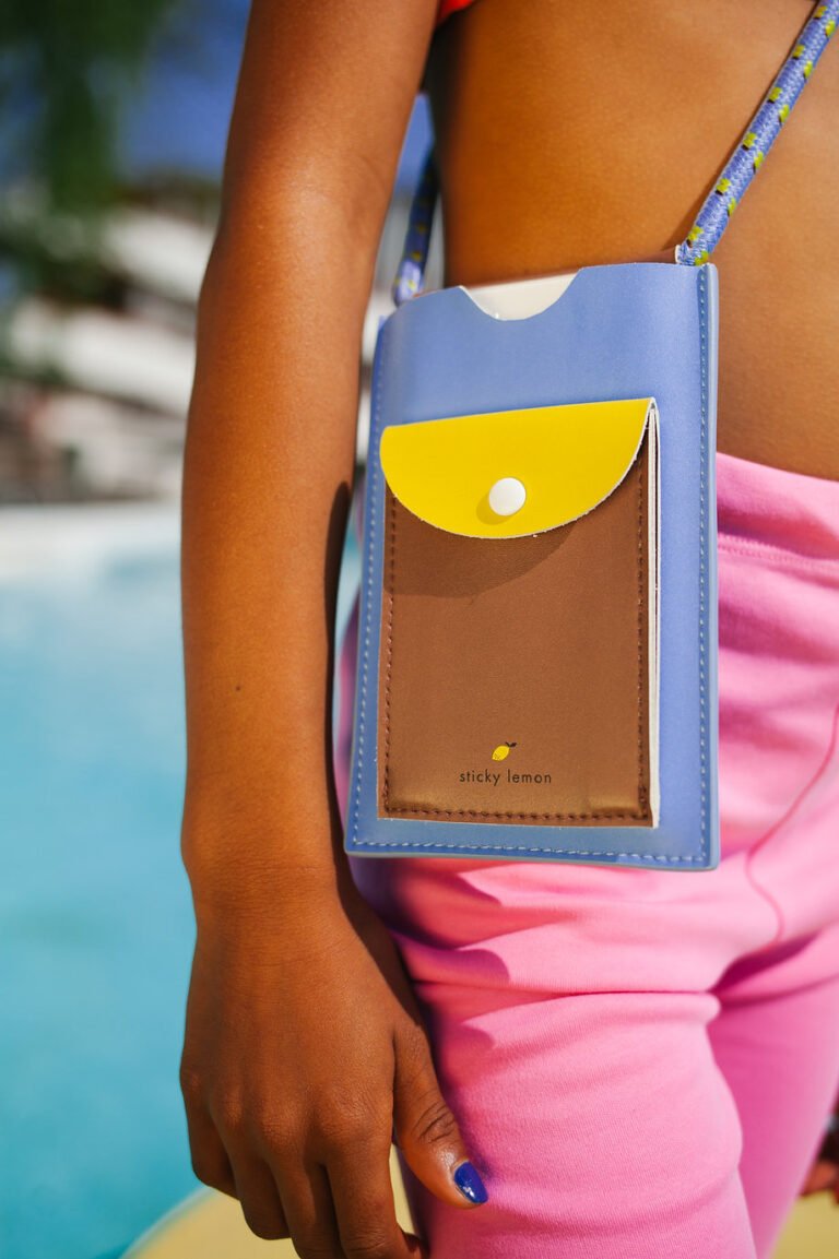 Sticky Lemon Phone Pouch