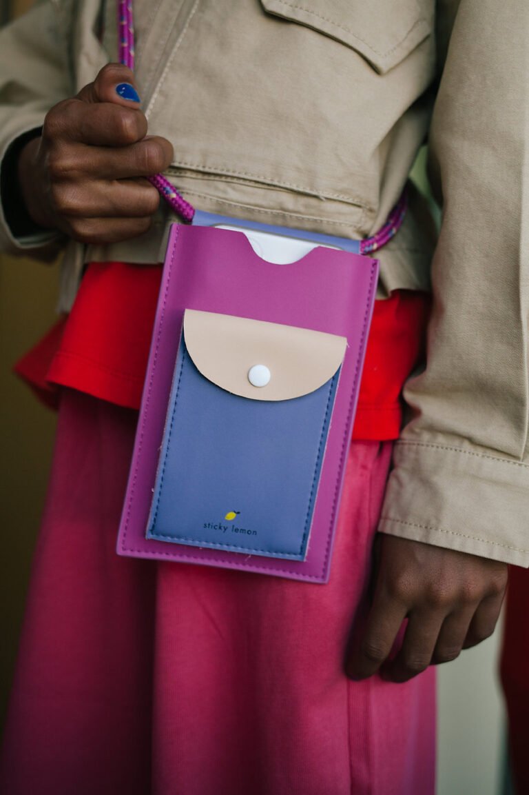 Sticky Lemon Phone Pouch