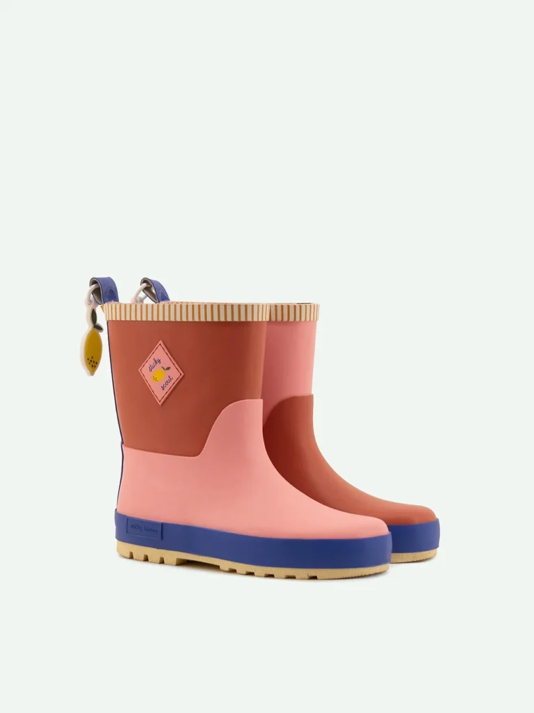 Sticky Lemon Rain Boots