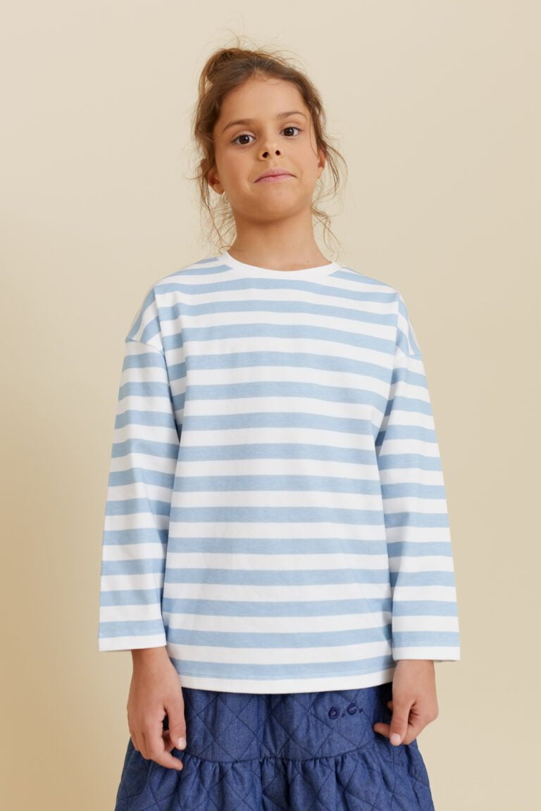 Striped Long-Sleeved Top