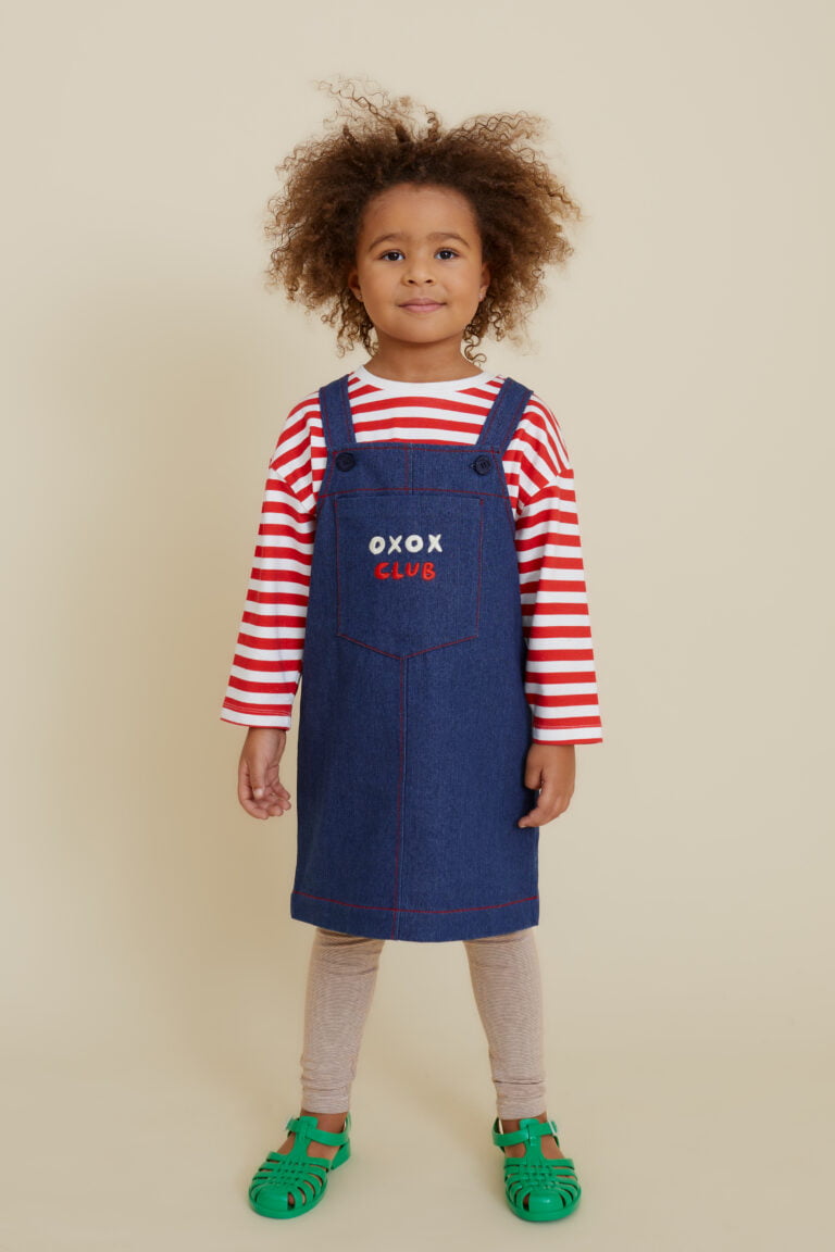 Denim Pinafore Dress