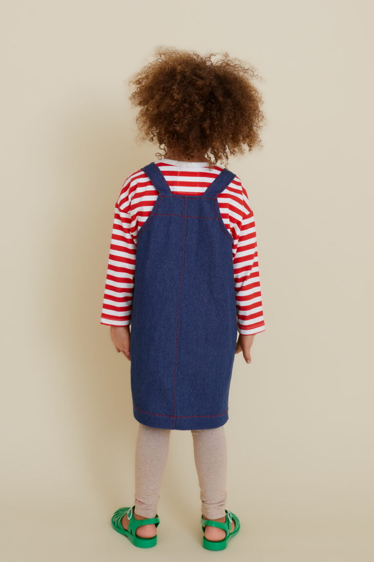 Denim Pinafore Dress