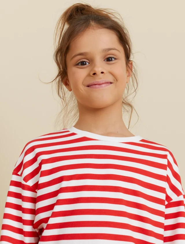 All you need for Christmas is an Organic Cotton Top with red stripes!🍿
#oxoxclub