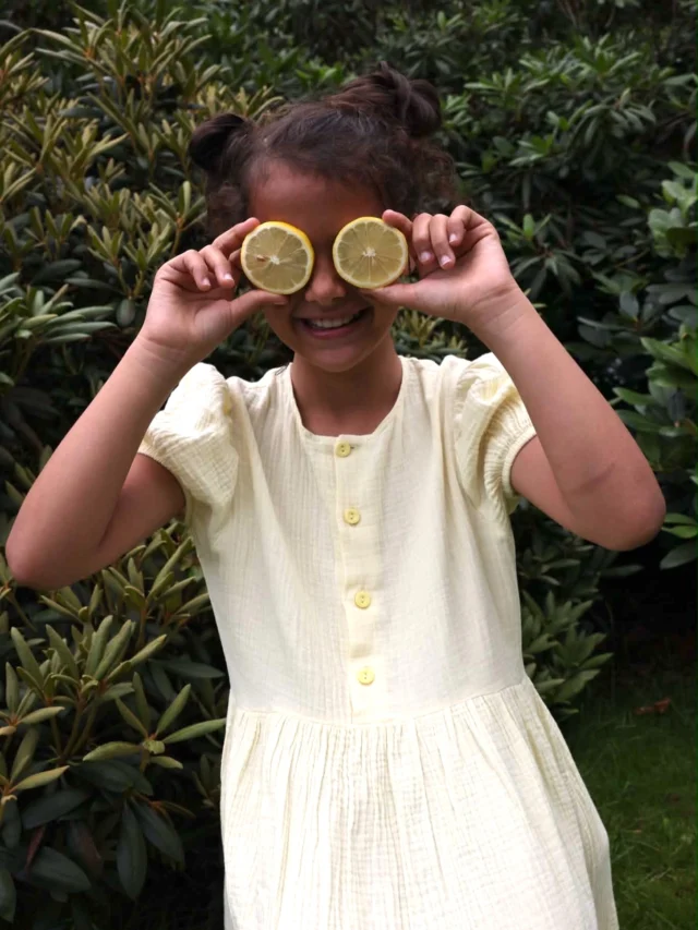 Best wishes from our dear friend Dija, wearing the OXOX Club maxi dress in soft citron yellow muslin cotton.

#oxoxclub