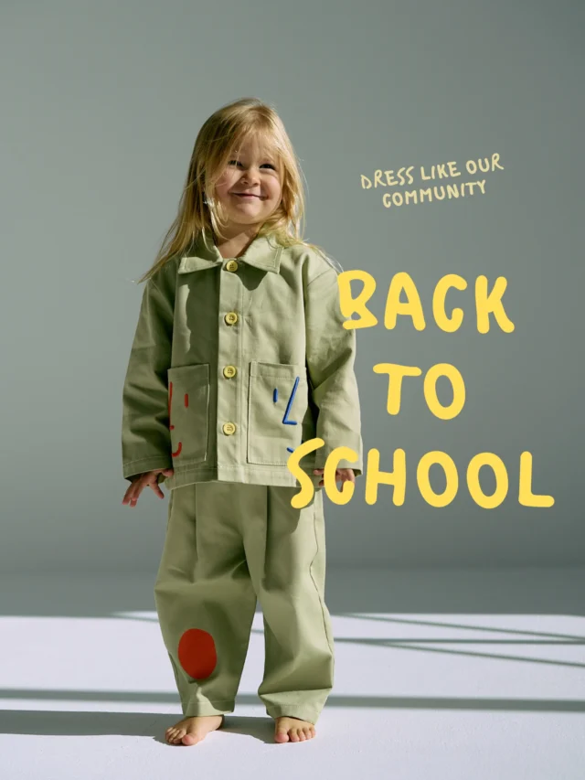 Back to School, inspired by our community.
A collection of everyday pieces worn the OXOX CLUB way—utility jackets, oversized pants and organic cotton sweatshirts designed for modern childhood.

Discover our Back to School curated collection 
at oxoxclub.com

#oxoxclub #backtoschool